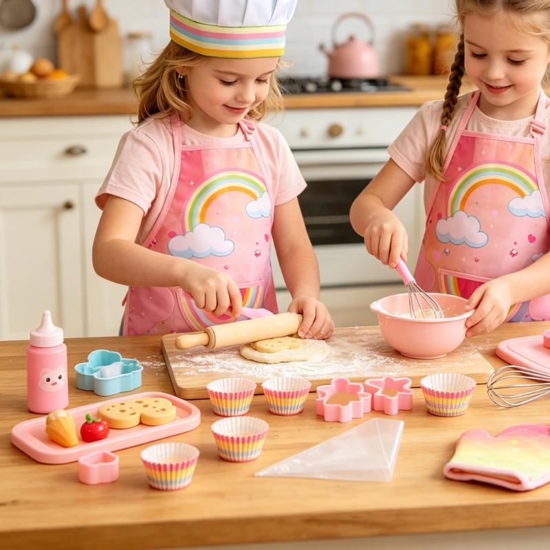 Kitchen Kids Baking Set - Детский фартук для выпечки с перчатками
