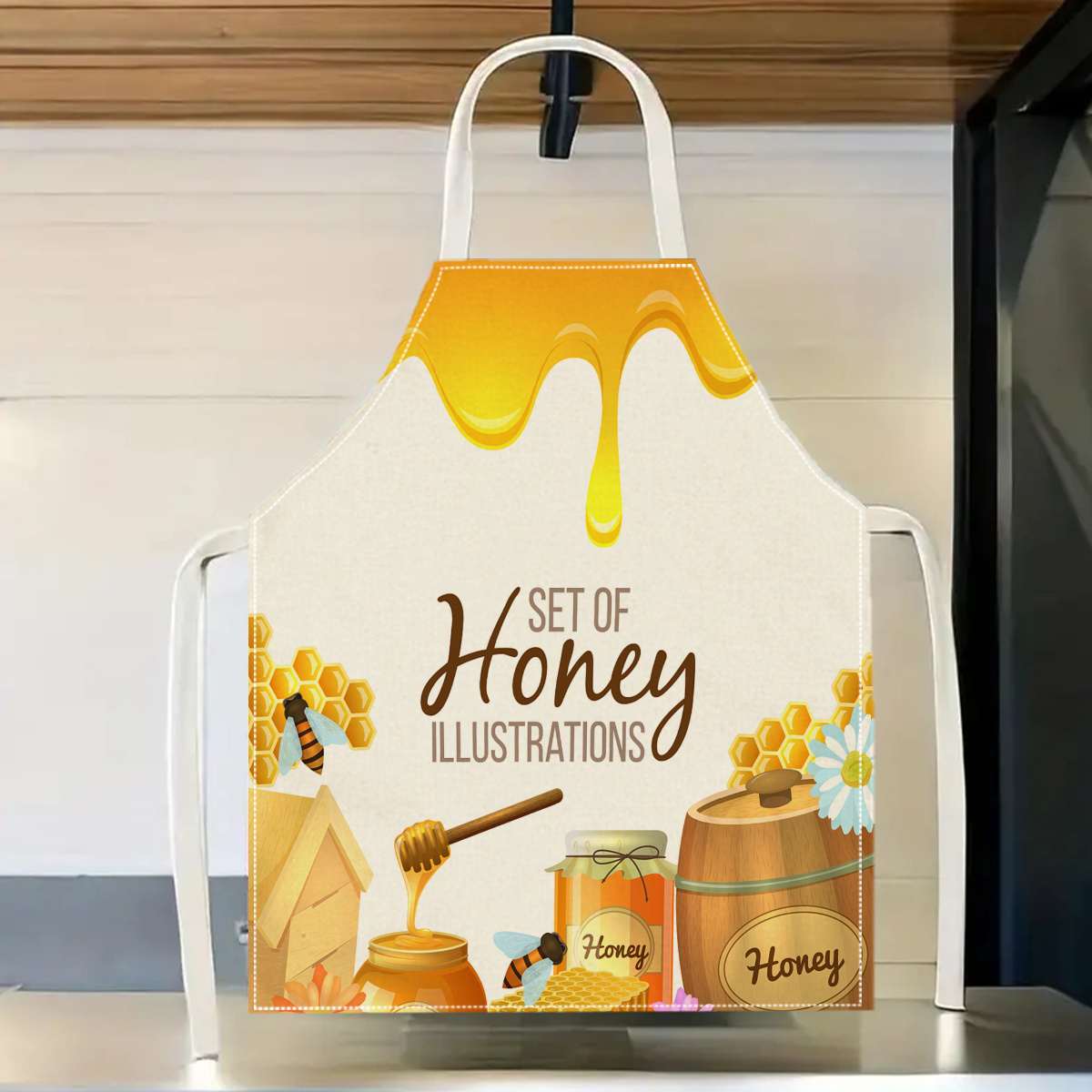 Baking Kitchen Design Ideas - Фартук с изображением пчелы, 1 шт.,
