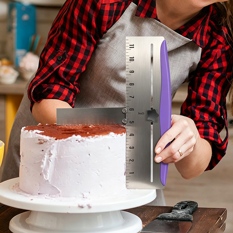 Kitchen Baking Corner - Скребок для торта из нержавеющей стали,