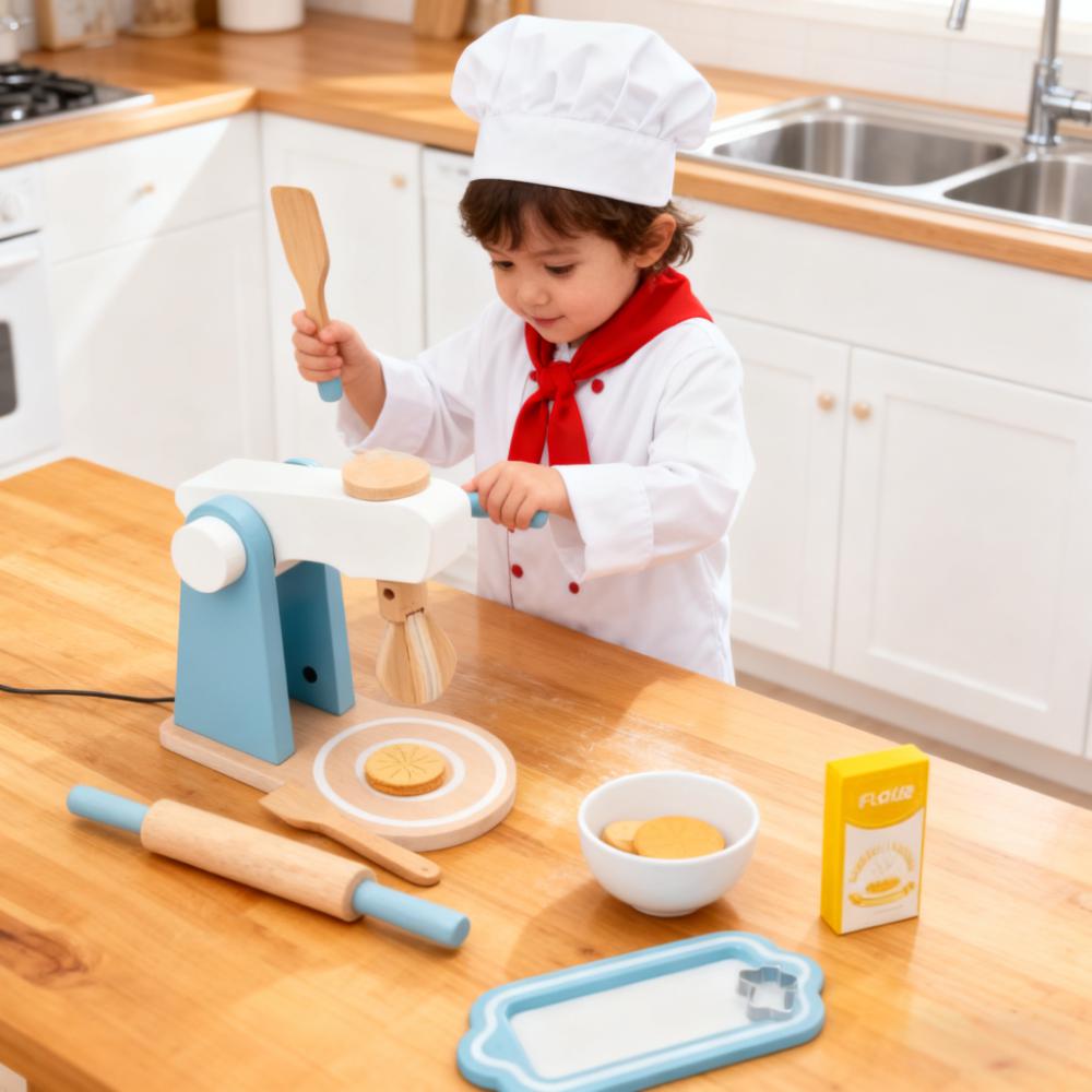 Kitchen Kids Baking Set - Деревянный кухонный игровой набор для детей,