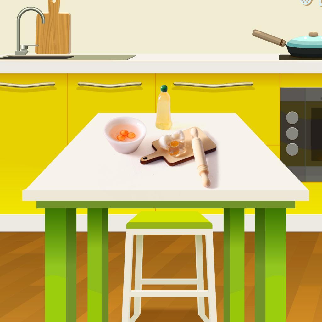 Kitchen Kids Baking Set - Миниатюрный деревянный набор для кукольного домика: