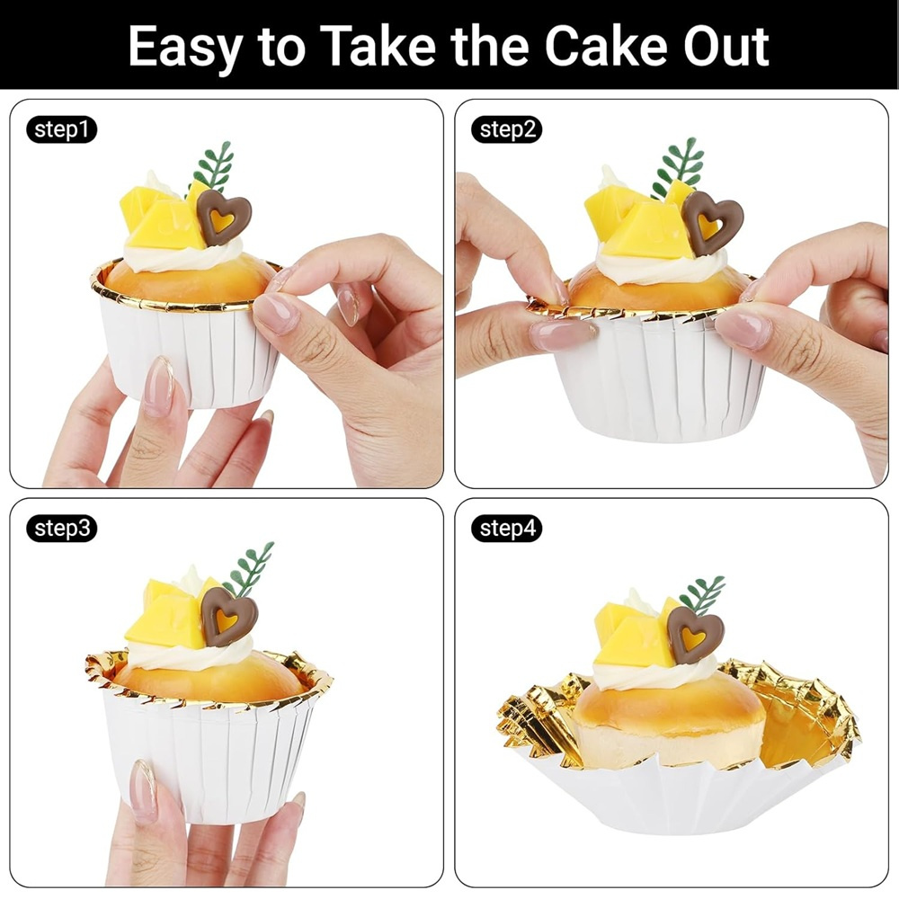 50 шт., бумажные обертки для к – обзор и цена Kitchen And Baking Tools