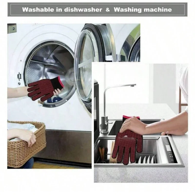 1 пара нескользящих силиконовы – обзор и цена Kitchen Baking Gloves