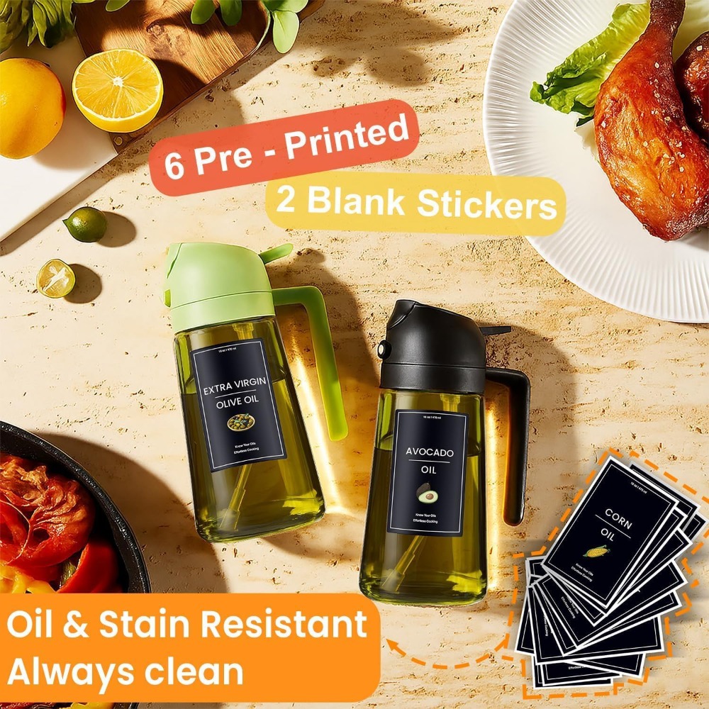 Бутылка-диспенсер и распылител – обзор и цена Kitchen.Baking Labels