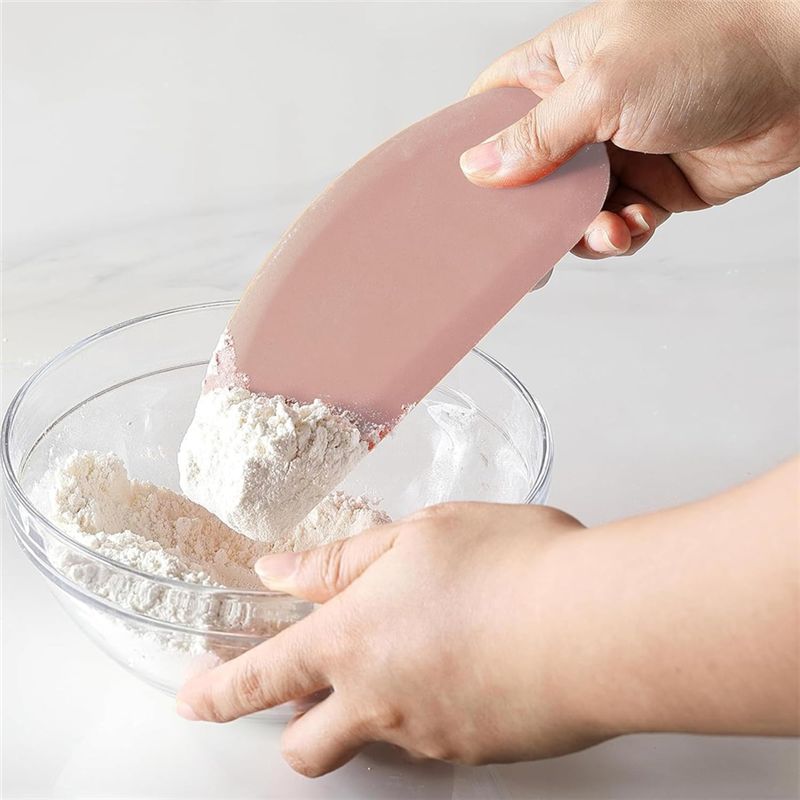 AEE2-Скребок для силиконовой ч – обзор и цена Dough Scraper Curved